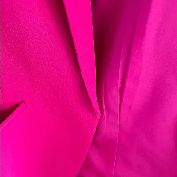 Gorgeous Express Fuchsia blazer jacket with open front L - Picture 4 of 7